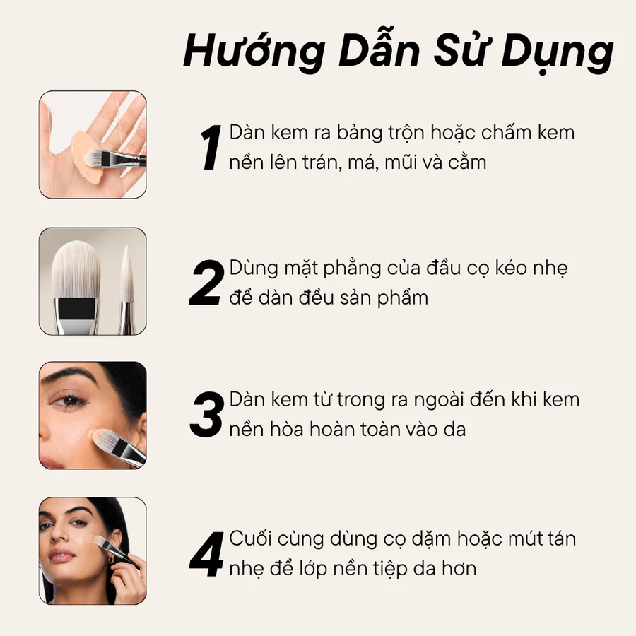 Cọ Tán Nền BH Cosmetics Foundation Brush BH675